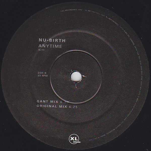 Nu-Birth ~ Anytime (Vinyl) - Djungel & Jazz