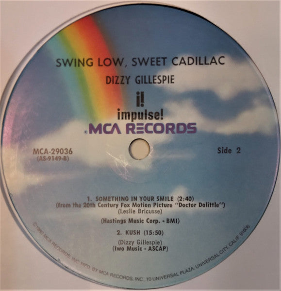 Dizzy Gillespie ~ Swing Low, Sweet Cadillac (Vinyl) - Djungel & Jazz