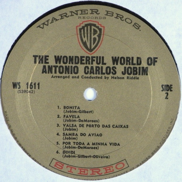 Antonio Carlos Jobim : The Wonderful World Of Antonio Carlos Jobim (LP, Album)