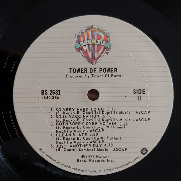 Tower Of Power ~ Tower Of Power (Vinyl) - Djungel & Jazz