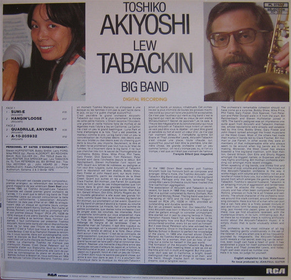 Toshiko Akiyoshi-Lew Tabackin Big Band ~ Sumi-E (Vinyl) - Djungel & Jazz