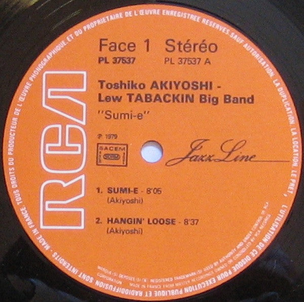 Toshiko Akiyoshi-Lew Tabackin Big Band ~ Sumi-E (Vinyl) - Djungel & Jazz