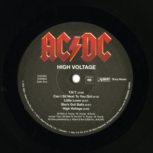 AC/DC ~ High Voltage (Vinyl) - Djungel & Jazz