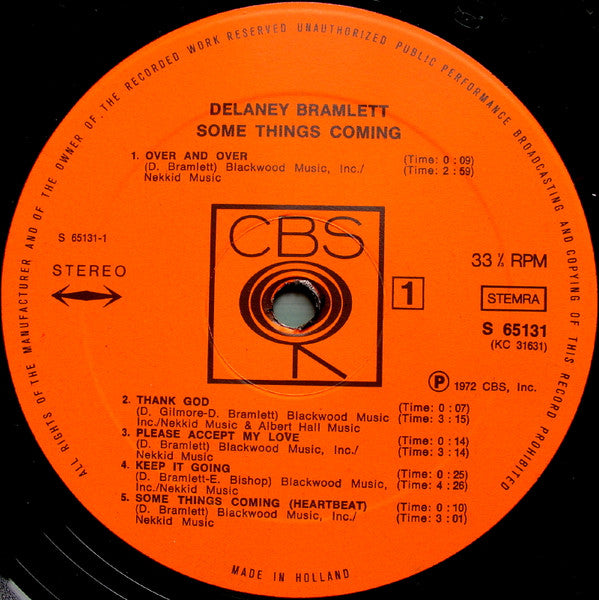 Delaney ~ Some Things Coming (Vinyl) - Djungel & Jazz