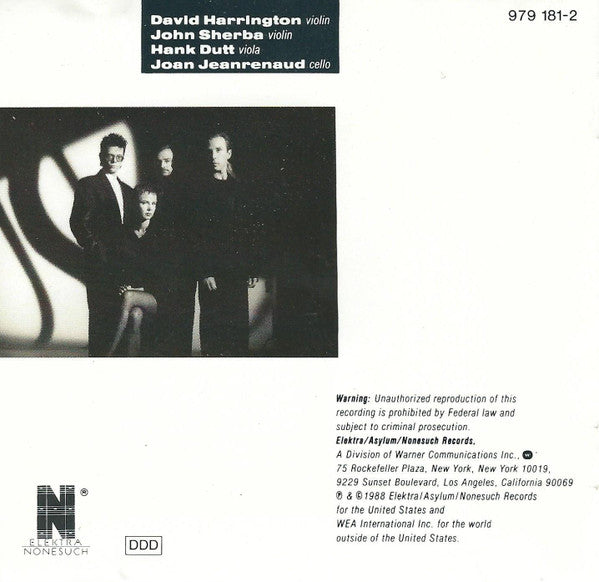 Kronos Quartet ~ Winter Was Hard (Vinyl) - Djungel & Jazz