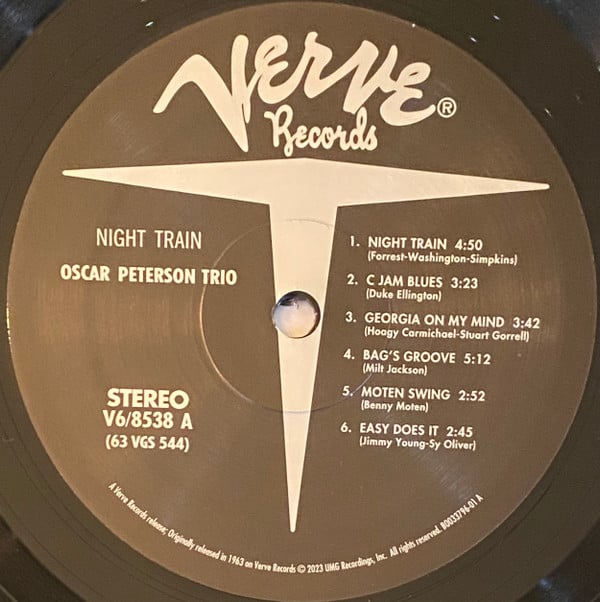 The Oscar Peterson Trio ~ Night Train (Vinyl) - Djungel & Jazz