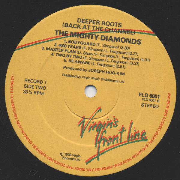 The Mighty Diamonds ~ Deeper Roots (Back To The Channel) (Vinyl) - Djungel & Jazz