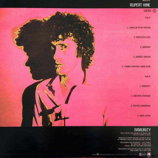 Rupert Hine ~ Immunity (Vinyl) - Djungel & Jazz