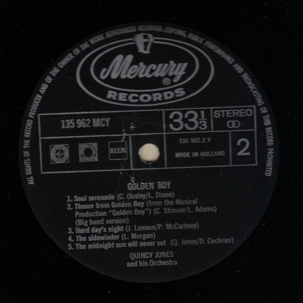 Quincy Jones ~ Golden Boy (Vinyl) - Djungel & Jazz