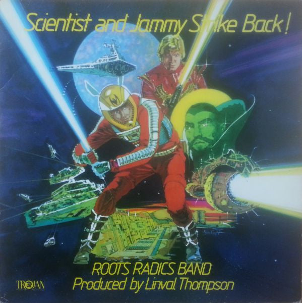 The Roots Radics, Scientist & Prince Jammy : Scientist And Jammy Strike Back! (LP, Album, Lig)