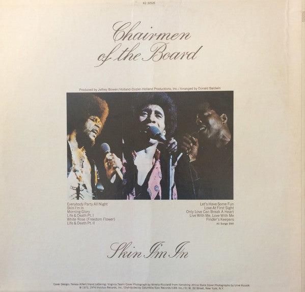 Chairmen Of The Board ~ Skin I'm In (Vinyl) - Djungel & Jazz