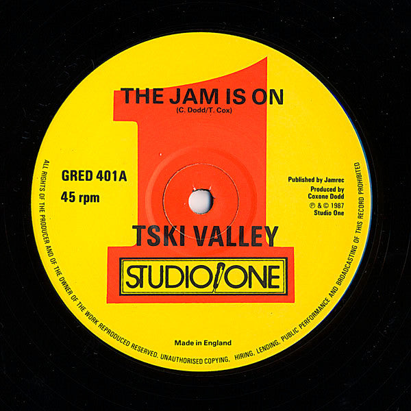 T-Ski Valley / Brentford All Stars : The Jam Is On / Greedy G (12")