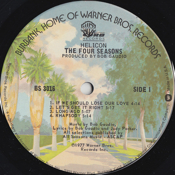 The Four Seasons : Helicon (LP, Album, Pit)