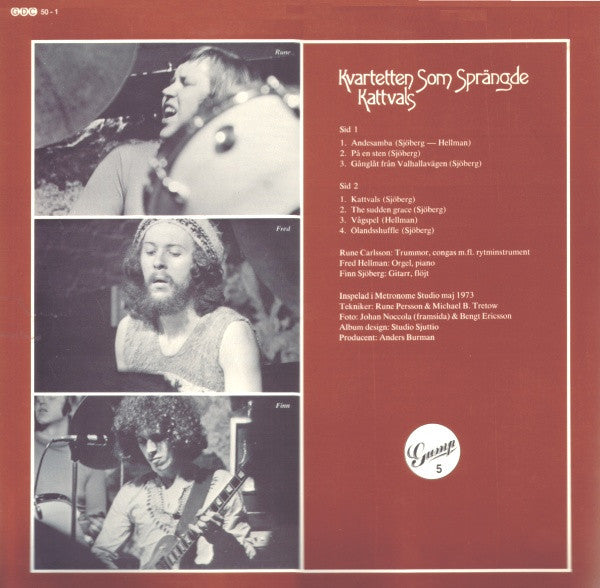 Kvartetten Som Sprängde : Kattvals (LP, Album)
