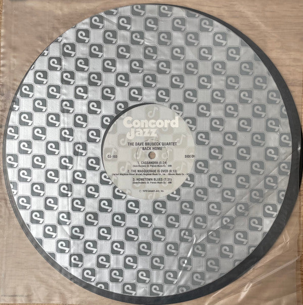 The Dave Brubeck Quartet ~ Back Home (Vinyl) - Djungel & Jazz