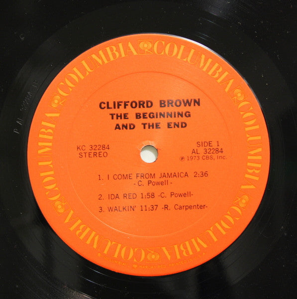 Clifford Brown ~ The Beginning And The End (Vinyl) - Djungel & Jazz
