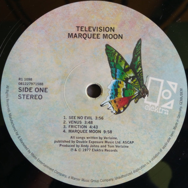 Television ~ Marquee Moon (Vinyl) - Djungel & Jazz