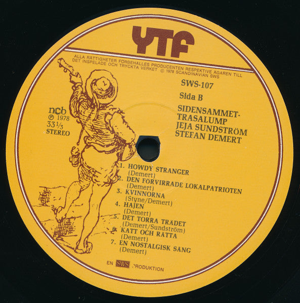 Jeja Sundström & Stefan Demert ~ Sidensammetrasalump (Vinyl) - Djungel & Jazz