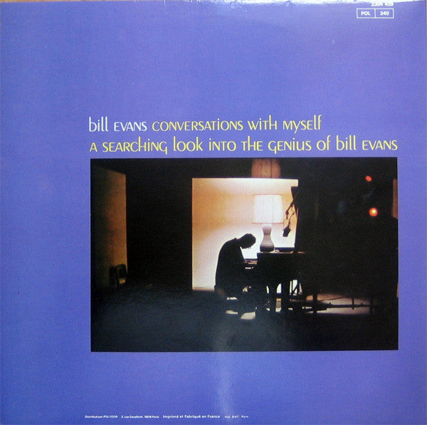 Bill Evans : Conversations With Myself (LP, Album, RE)