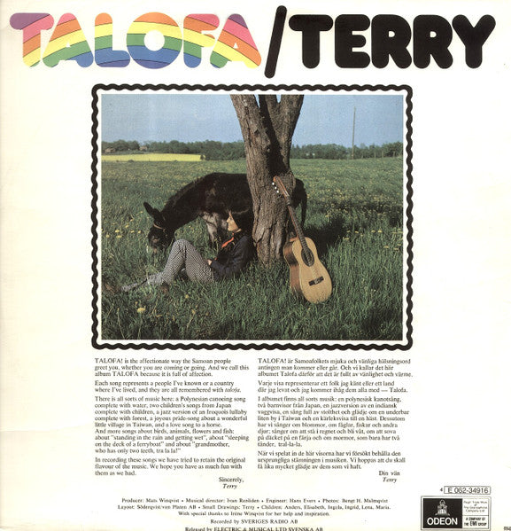 Terry Bêr ~ Talofa (Vinyl) - Djungel & Jazz