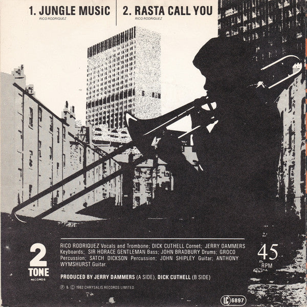 Rico Rodriguez And The Special AKA : Jungle Music (7", Single)