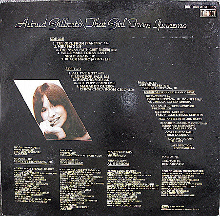 Astrud Gilberto ~ That Girl From Ipanema (Vinyl) - Djungel & Jazz