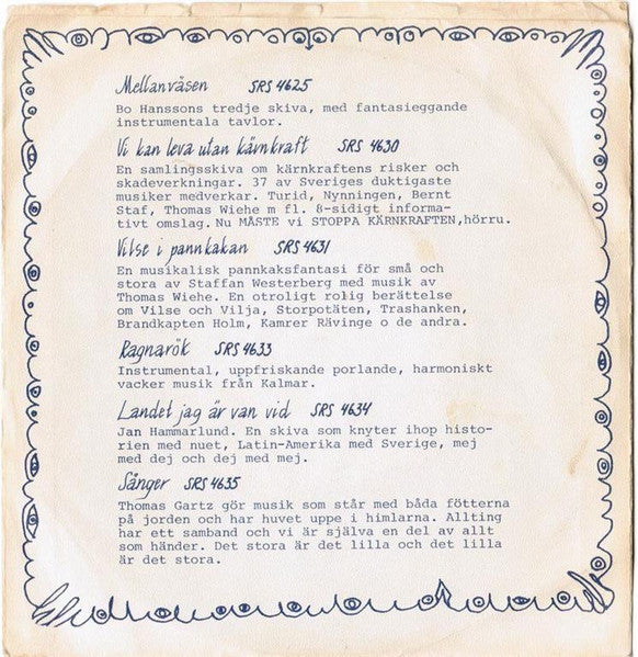 Various ~ Häftigt Möte I Stereo............ (Vinyl) - Djungel & Jazz