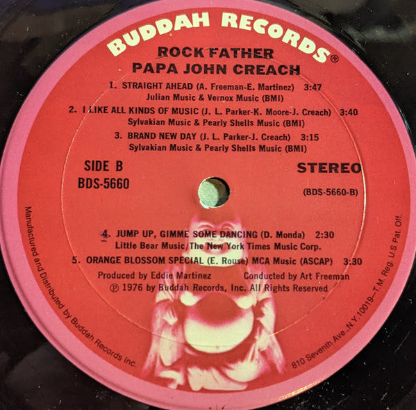 Papa John Creach ~ Rock Father (Vinyl) - Djungel & Jazz