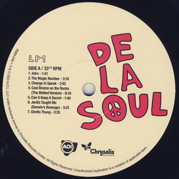 De La Soul ~ 3 Feet High And Rising (Vinyl) - Djungel & Jazz