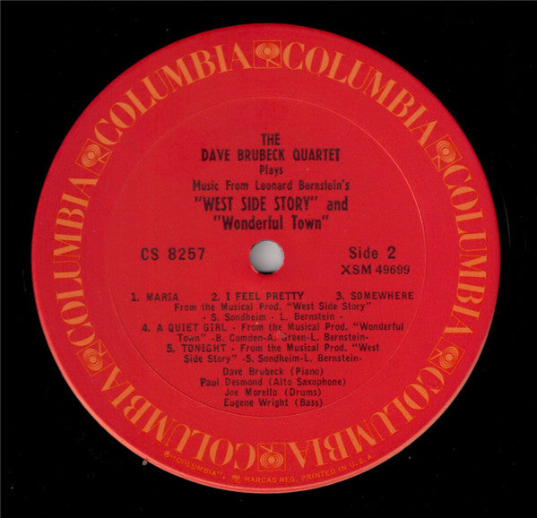 The Dave Brubeck Quartet ~ Music From "West Side Story" And Other Works (Vinyl) - Djungel & Jazz