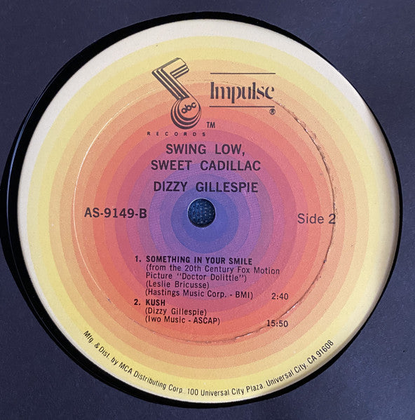 Dizzy Gillespie : Swing Low, Sweet Cadillac (LP, Album, RE)