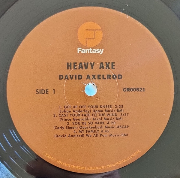 David Axelrod ~ Heavy Axe (Vinyl) - Djungel & Jazz