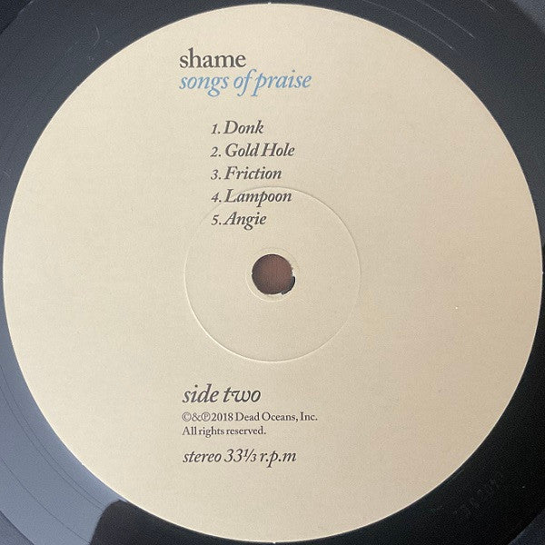 Shame ~ Songs Of Praise (Vinyl) - Djungel & Jazz