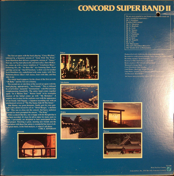 Concord Super Band ~ Concord Super Band II (Vinyl) - Djungel & Jazz