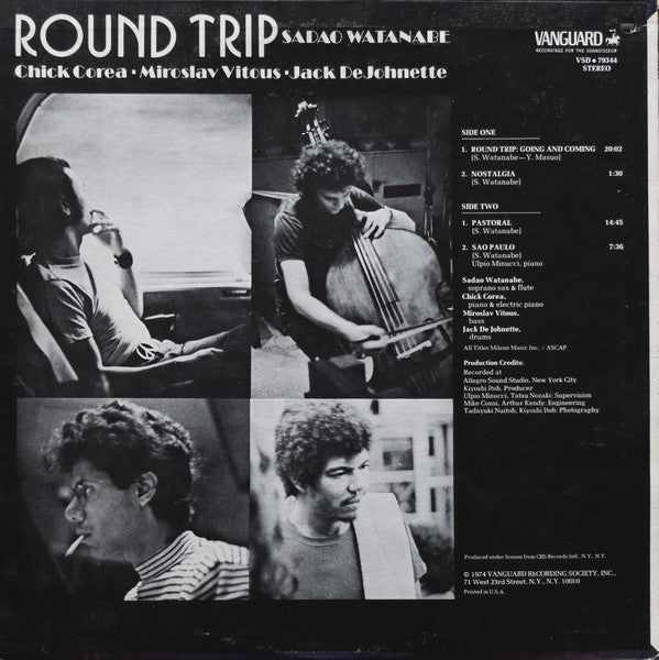 Sadao Watanabe : Round Trip (LP, Album)