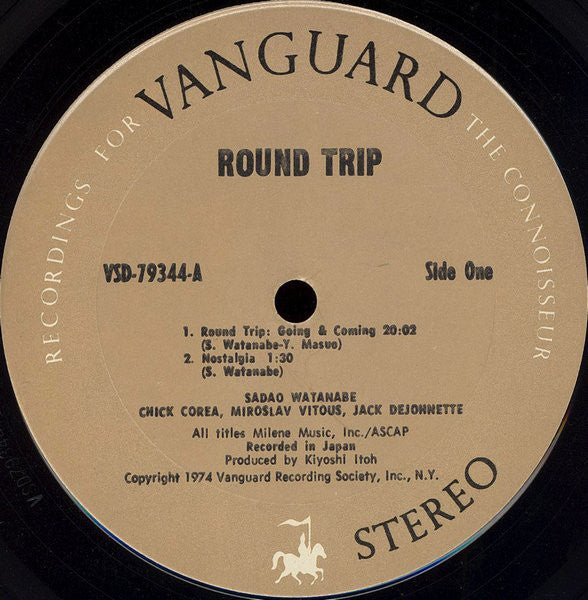 Sadao Watanabe : Round Trip (LP, Album)