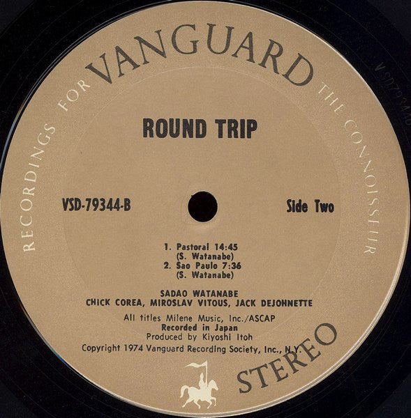 Sadao Watanabe : Round Trip (LP, Album)