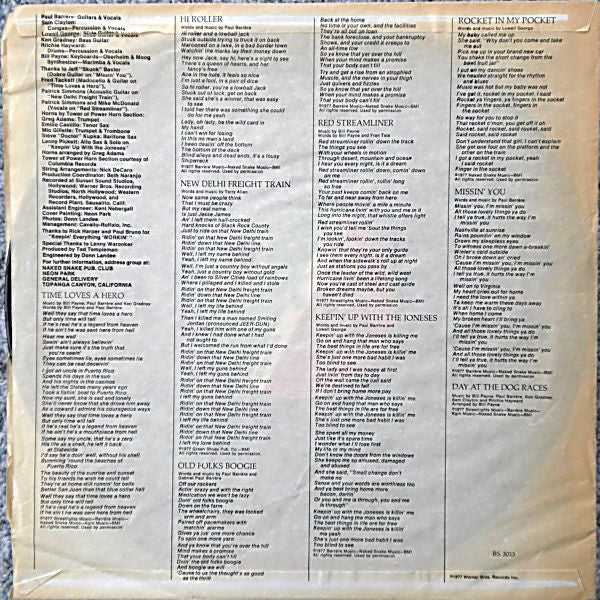 Little Feat ~ Time Loves A Hero (Vinyl) - Djungel & Jazz