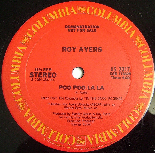 Roy Ayers : Poo Poo La La (12", Promo)