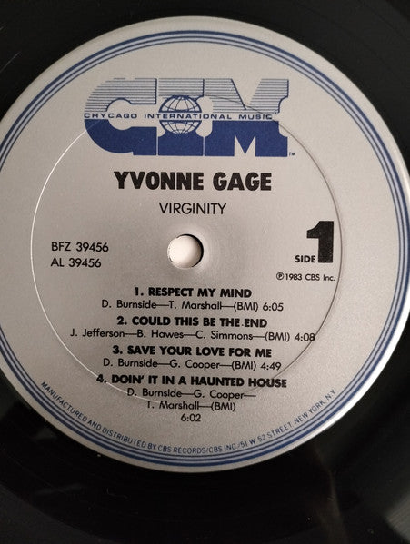 Yvonne Gage ~ Virginity (Vinyl) - Djungel & Jazz