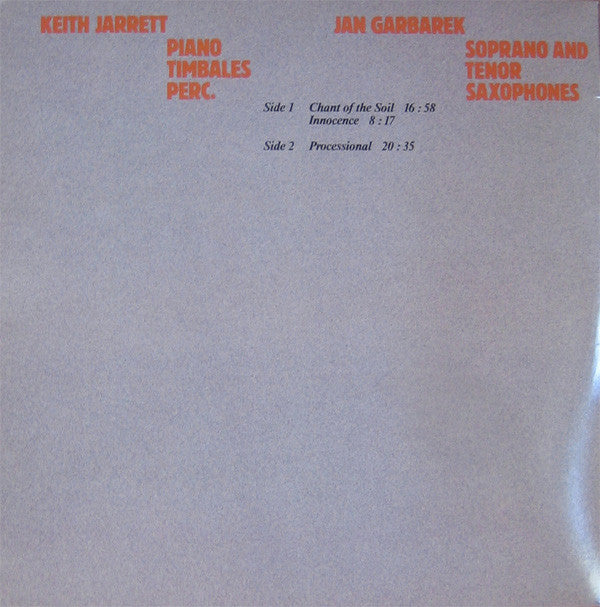 Keith Jarrett ~ Nude Ants (Live At The Village Vanguard) (Vinyl) - Djungel & Jazz
