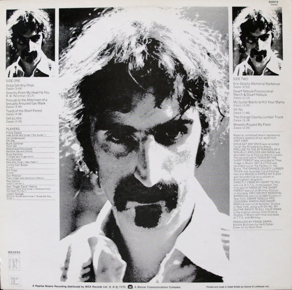 The Mothers ~ Weasels Ripped My Flesh (Vinyl) - Djungel & Jazz