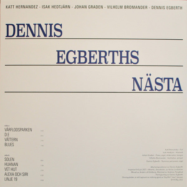 Dennis Egberth ~ Dennis Egberths Nästa (Vinyl) - Djungel & Jazz