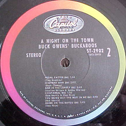 Buck Owens' Buckaroos ~ A Night On The Town (Vinyl) - Djungel & Jazz