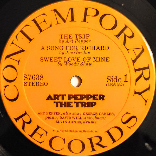 Art Pepper ~ The Trip (Vinyl) - Djungel & Jazz
