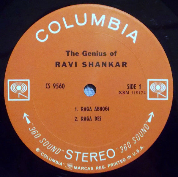 Ravi Shankar : The Genius Of Ravi Shankar (LP, RE)