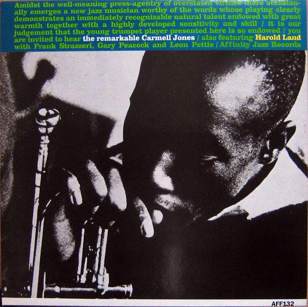 Carmell Jones Featuring Harold Land ~ The Remarkable Carmell Jones (Vinyl) - Djungel & Jazz