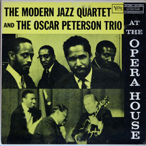 The Modern Jazz Quartet And The Oscar Peterson Trio ~ At The Opera House (Vinyl) - Djungel & Jazz