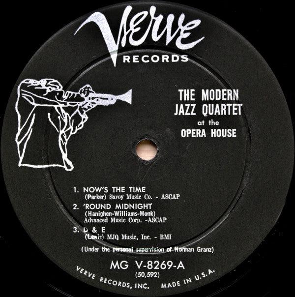 The Modern Jazz Quartet And The Oscar Peterson Trio ~ At The Opera House (Vinyl) - Djungel & Jazz