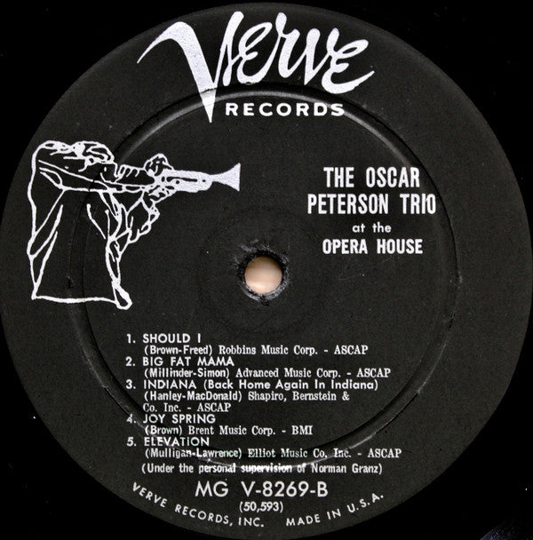 The Modern Jazz Quartet And The Oscar Peterson Trio ~ At The Opera House (Vinyl) - Djungel & Jazz
